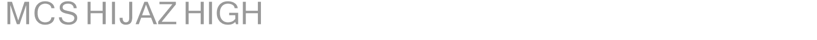 MCS HIJAZ HIGH font preview